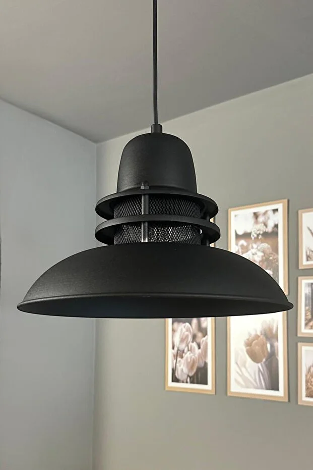 Fener Siyah Avize Tekli Sarkıt Mutfak Çocuk Odası Salon Masaüstü Lamba Aydınlatma Modelleri